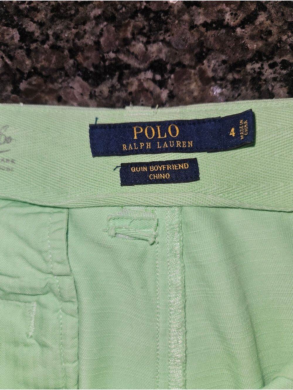 Polo Ralph Lauren Quin Boyfriend Chino Pants Women’s Size 4 Green - Picture 6 of 10